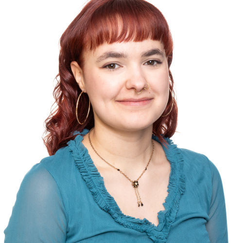 Kuvassa Vasemmistoliitto -puolueen ehdokas Aino Kenttälä