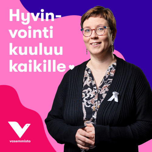 Kuvassa Vasemmisto­liitto -puolueen ehdokas Merja Kyllönen