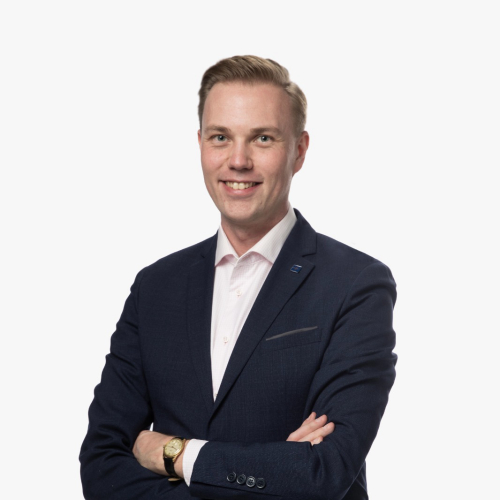 Kuvassa Sdp -puolueen ehdokas Jani Kokko