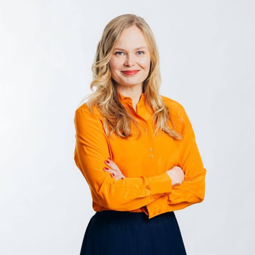 Kuvassa Keskusta -puolueen ehdokas Hanna Kosonen