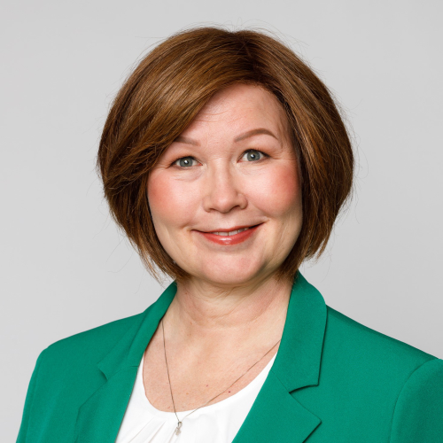 Kuvassa Kokoomus -puolueen ehdokas Milla Bruneau