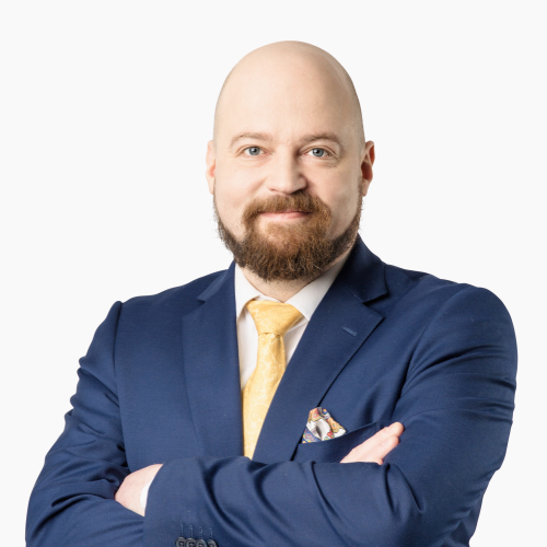 Kuvassa Keskusta -puolueen ehdokas Mikko Kärnä