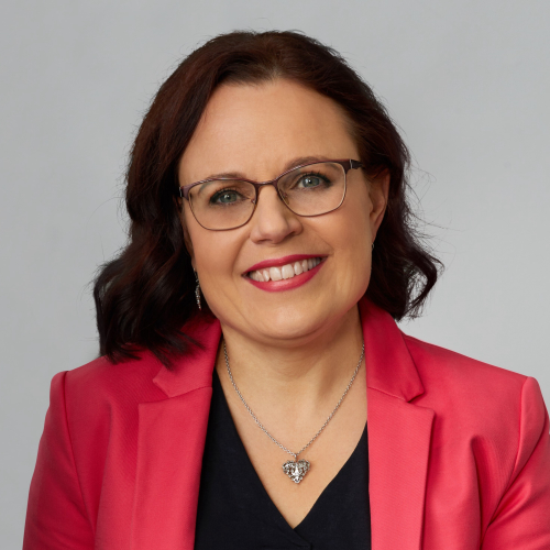 Kuvassa Kokoomus -puolueen ehdokas Mia Laiho