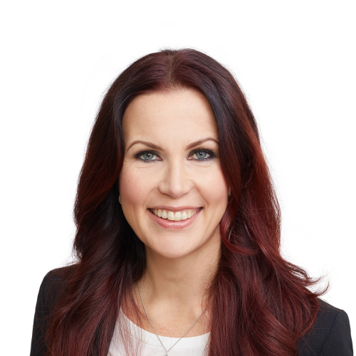 Kuvassa Kokoomus -puolueen ehdokas Pihla Keto-Huovinen