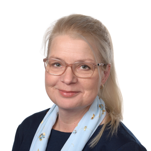 Kuvassa Perus­suomalaiset -puolueen ehdokas Leena Meri