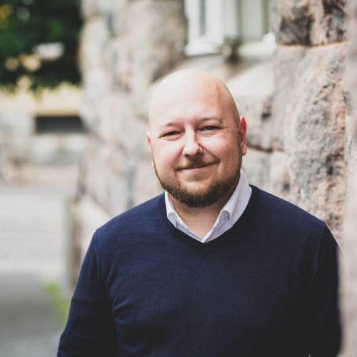 Kuvassa Sdp -puolueen ehdokas Joona Räsänen