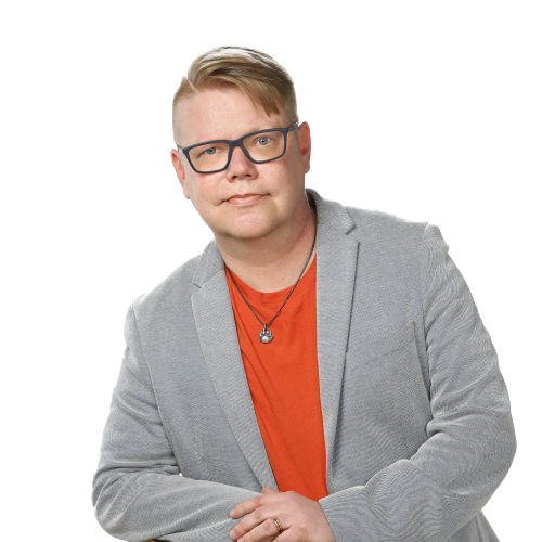 Kuvassa Vihreät -puolueen ehdokas Seppo Sorvari