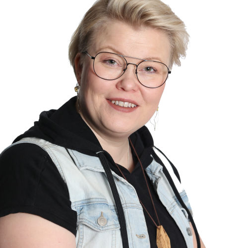Kuvassa Vihreät -puolueen ehdokas Susanna Halonen