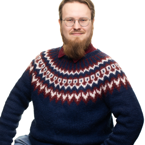 Kuvassa Vasemmisto­liitto -puolueen ehdokas Aleksi Nikula