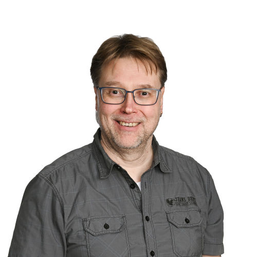 Kuvassa Vihreät -puolueen ehdokas Mika Seppälä