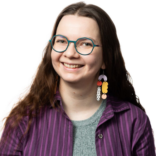 Kuvassa Vihreät -puolueen ehdokas Julia Rapo